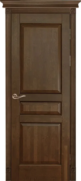 Двери в интерьере - Дверь ОКА массив ольхи Валенсия античный орех, глухая