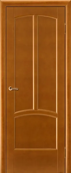 Двери в интерьере - Дверь Вилейка массив ольхи Виола медовый орех, глухая
