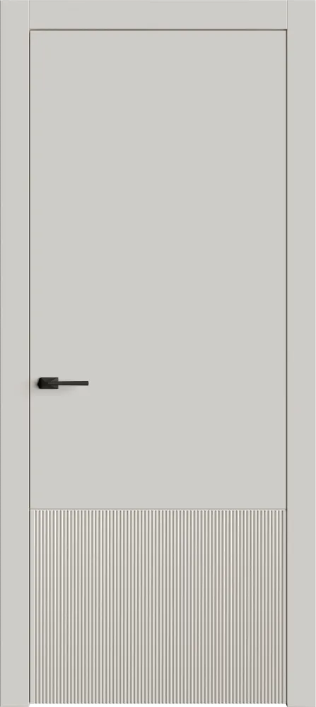 Двери в интерьере - Дверь Лайн9 эмаль латте, глухая