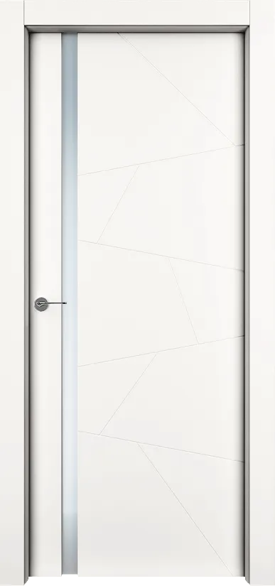 Двери в интерьере - Дверь Берген эмаль RAL 9010, триплекс, глухая