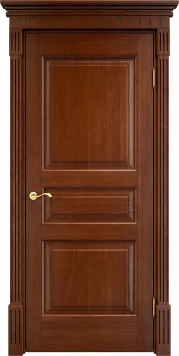 Двери в интерьере - Дверь ПМЦ массив дуба Д5 коньяк, глухая