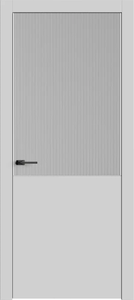 Двери в интерьере - Дверь Лайн7 эмаль RAL 7047, глухая
