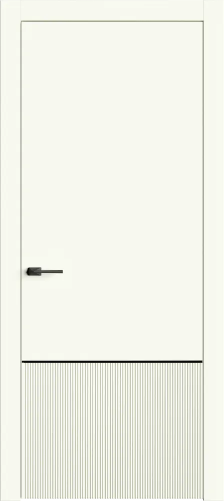 Двери в интерьере - Дверь Лайн9М эмаль RAL 9010, глухая