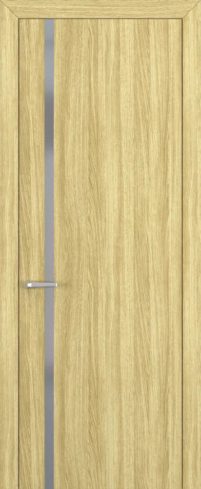 Двери в интерьере - Дверь Z K1 toppan дуб натуральный, matelac silver grey, глухая