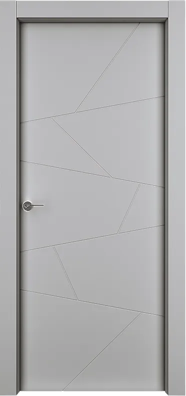Двери в интерьере - Дверь Ен серая, глухая