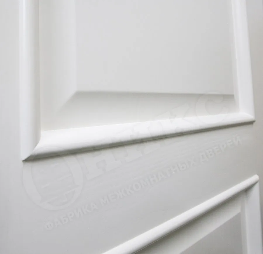 Дверь Оникс Милан эмаль белая с текстурой, глухая. Фото №2