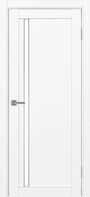 Двери в интерьере - Дверь Эко 527.121 АПС белый снежный молдинг SC, lacobel белый
