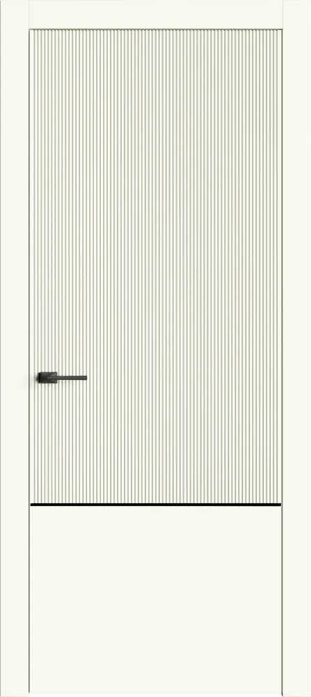 Двери в интерьере - Дверь Лайн10М эмаль RAL 9010, глухая