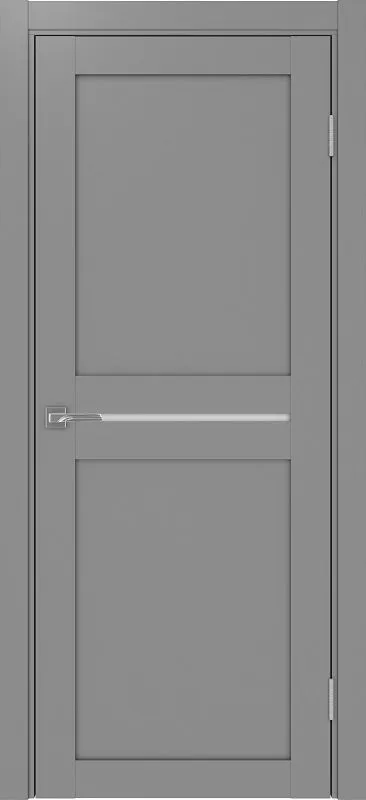 Двери в интерьере - Дверь Эко 520.121 серый, lacobel белый