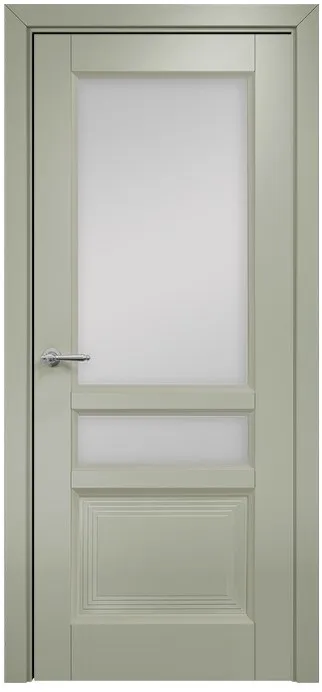 Двери в интерьере - Дверь Оникс Тоскана 3 эмаль RAL 7038, сатинат белый