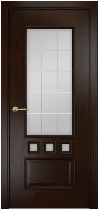 Двери в интерьере - Дверь Оникс Амстердам палисандр, гравировка решетка