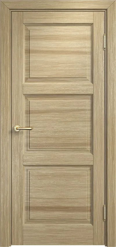 Двери в интерьере - Дверь Итальянская Легенда браш массив сосны 17Ш бежевый, глухая