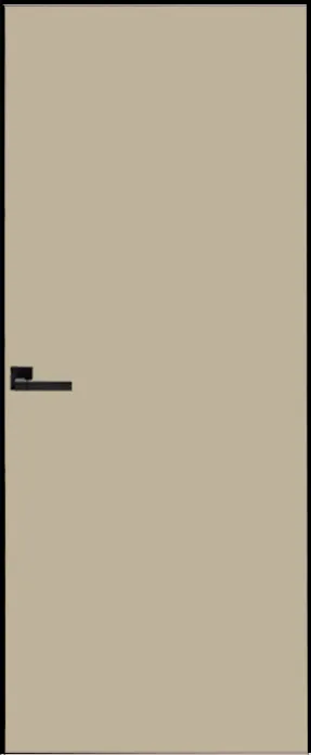 Двери в интерьере - Дверь скрытая ИУ-42 AL black с 4-х сторон, эмаль мокко 2,0 м