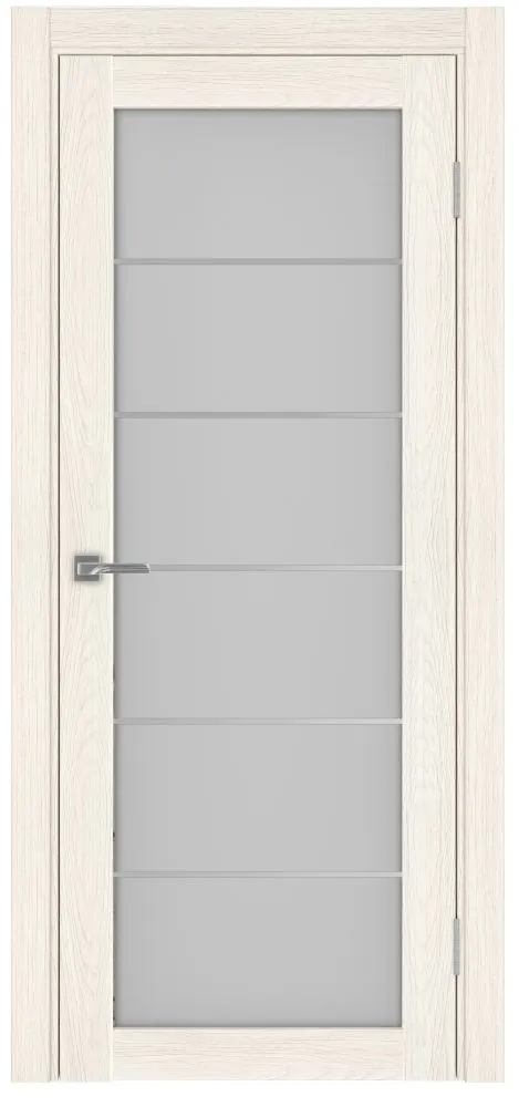 Двери в интерьере - Дверь Эко 501.2 АСС ясень светлый молдинг SC, сатинат