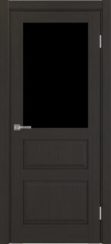 Двери в интерьере - Дверь Эко 631.211 ОФ3 венге, lacobel черный