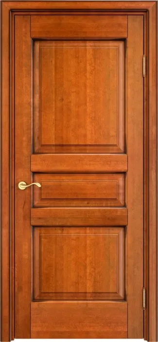 Двери в интерьере - Дверь ПМЦ массив ольхи ОЛ5 медовый с патиной орех, глухая