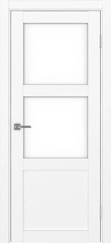 Двери в интерьере - Дверь Эко 530.221 белый снежный, lacobel белый