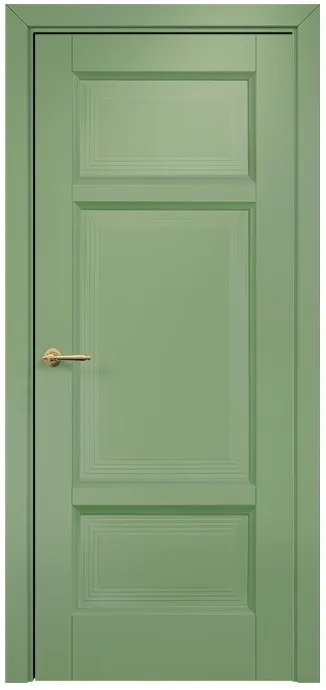 Двери в интерьере - Дверь Оникс Тоскана 4 эмаль RAL 6021, глухая