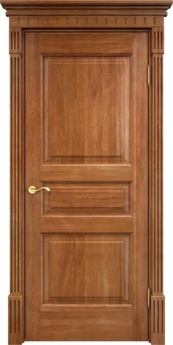 Двери в интерьере - Дверь ПМЦ массив дуба Д5 орех 10%, глухая