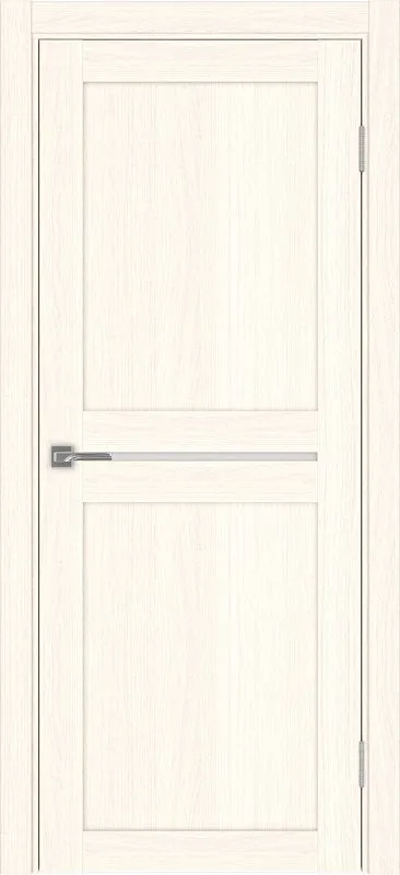Двери в интерьере - Дверь Эко 520.121 ясень светлый, lacobel белый