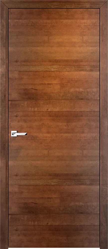 Двери в интерьере - Дверь ПМЦ Design массив ольхи ОЛ66 горизонтальный коньяк, глухая