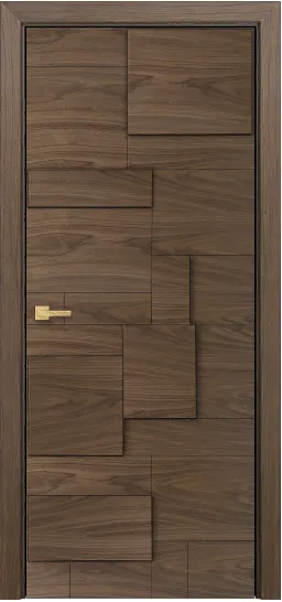 Двери в интерьере - Дверь Оникс Берлин орех американский, глухая