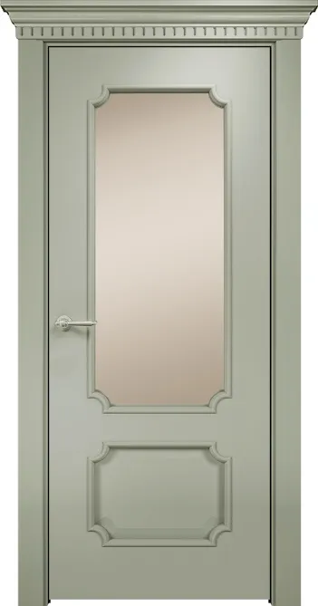 Двери в интерьере - Дверь Оникс Палермо эмаль RAL 7038, сатинат