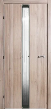 Дверь Краснодеревщик 5002 меди-акация, стекло вклеенное 150 мм