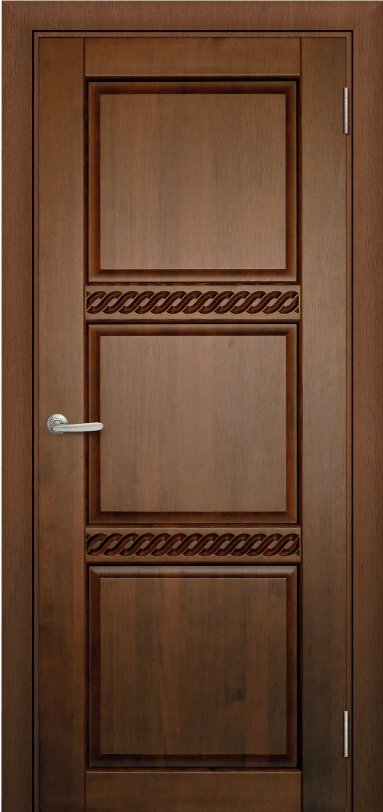 Двери в интерьере - Дверь Берест массив сосны Браво клен, фреза коса, глухая