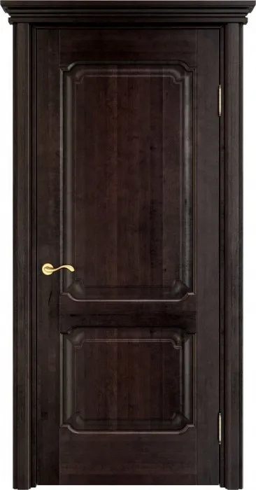 Дверь Итальянская Легенда массив ольхи ОЛ7.2 венге, глухая. Фото №2