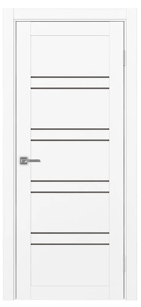 Двери в интерьере - Дверь Эко 560.12 белый снежный, сатинат бронза