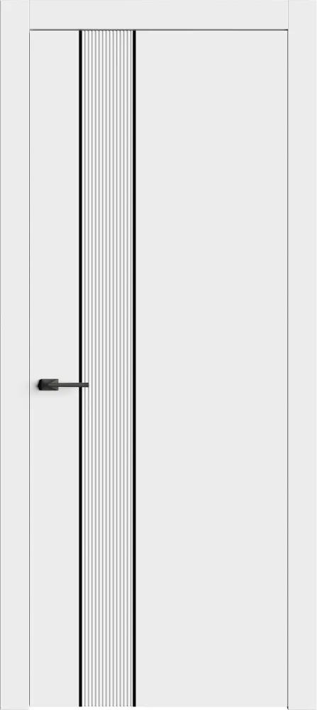 Двери в интерьере - Дверь Лайн4М эмаль белая, глухая