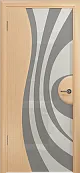 Схожие товары - Дверь Арт Деко Ветра-1 беленый дуб, белый триплекс с рисунком