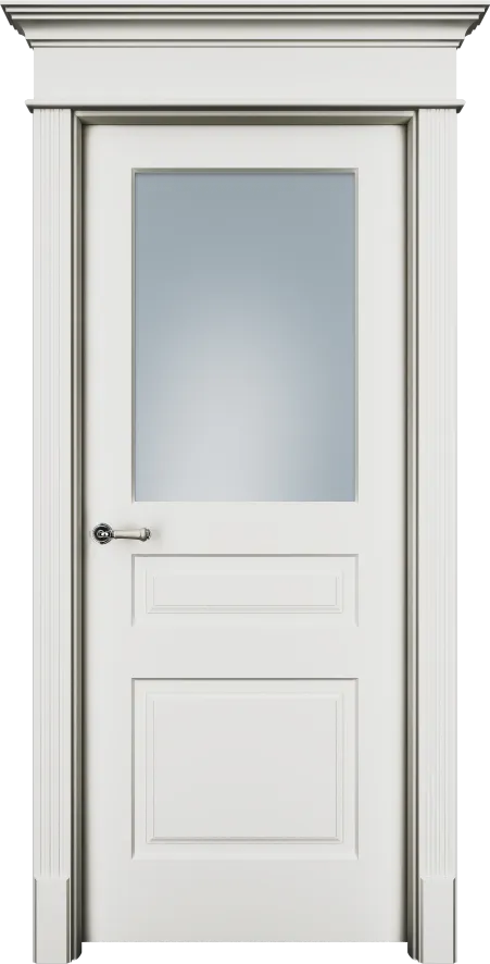 Двери в интерьере - Дверь Нф3с эмаль RAL 9010, сатинат