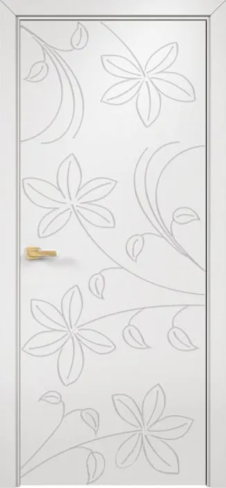 Двери в интерьере - Дверь Оникс Концепт №14 эмаль белая, глухая