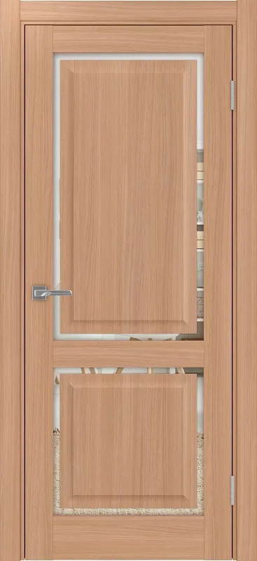 Двери в интерьере - Дверь Эко 602С.2121 ОФ4 ясень темный, зеркало