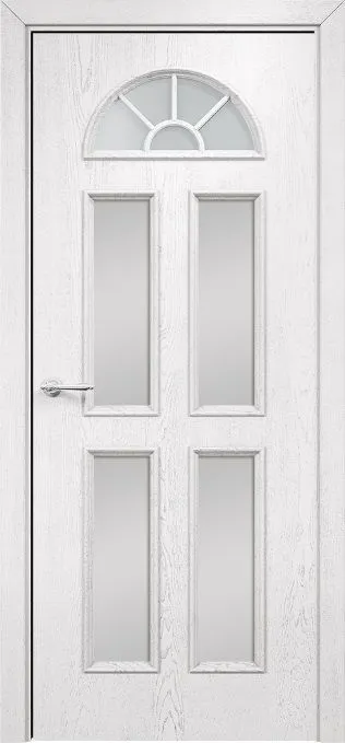 Двери в интерьере - Дверь Оникс Бостон эмаль белая патина серебро, сатинат