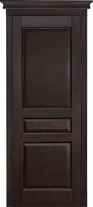 Двери в интерьере - Дверь ОКА массив ольхи Валенсия венге, глухая