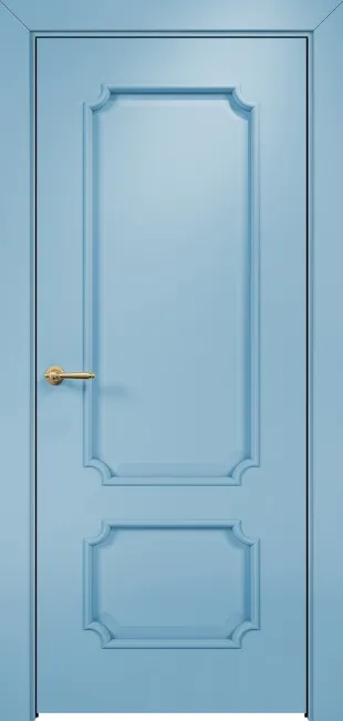 Двери в интерьере - Дверь Оникс Палермо эмаль голубая, глухая