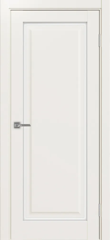 Двери в интерьере - Дверь Эко 601С.21 ОФ4 бежевый, lacobel белый