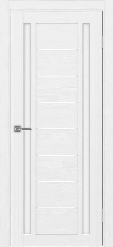 Двери в интерьере - Дверь Эко 558.212 белый лед, lacobel белый