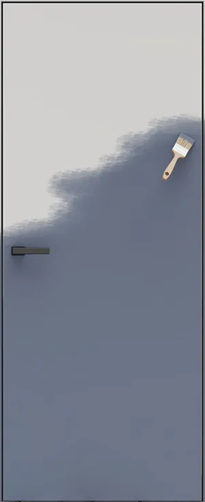 Двери в интерьере - Дверь скрытого монтажа грунт Бейзик 2,0 м АВС кромка, 42 мм