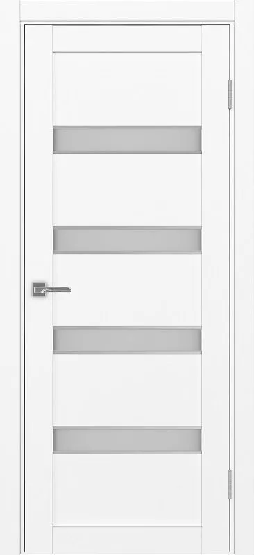 Двери в интерьере - Дверь Эко 505.12 АПС белый снежный молдинг SC, сатинат