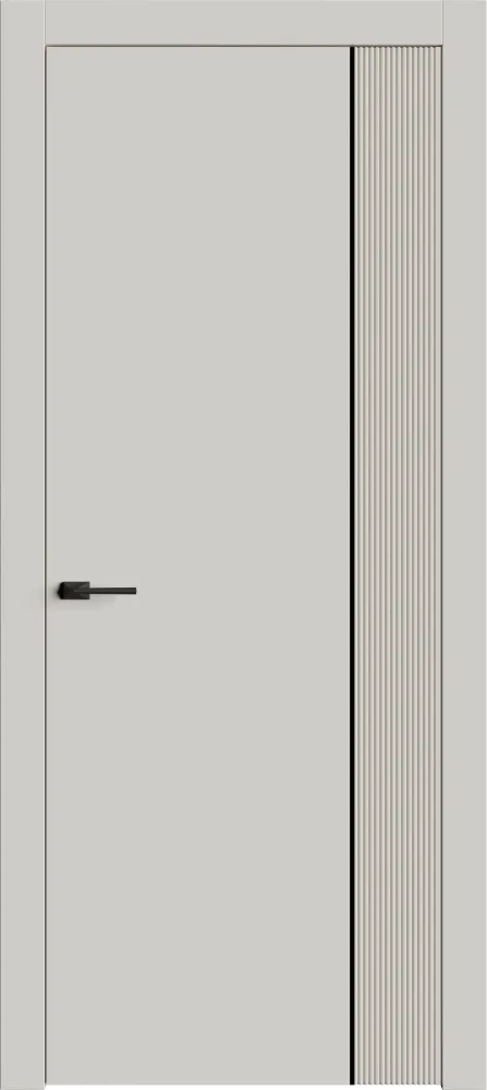 Двери в интерьере - Дверь Лайн6М эмаль латте, глухая