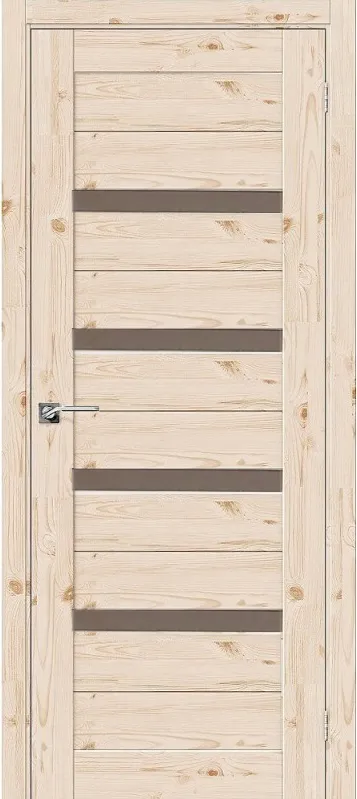 Двери в интерьере - Дверь Берест массив сосны Гранд 9 некрашеная сорт АВ, сатинат
