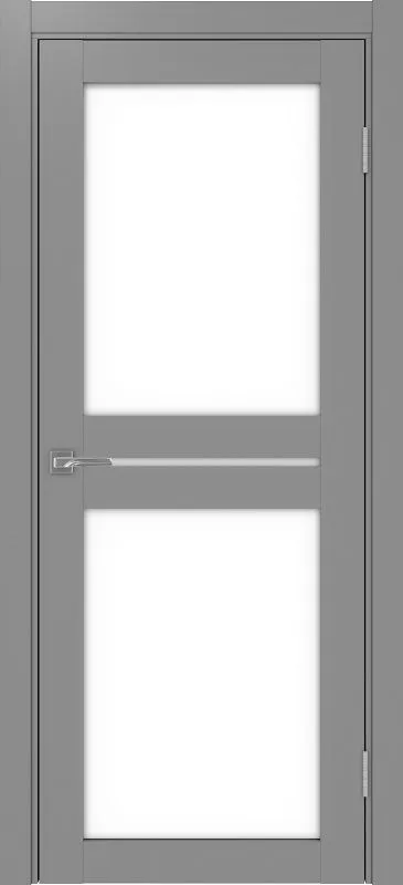 Двери в интерьере - Дверь Эко 520.222 серый, lacobel белый