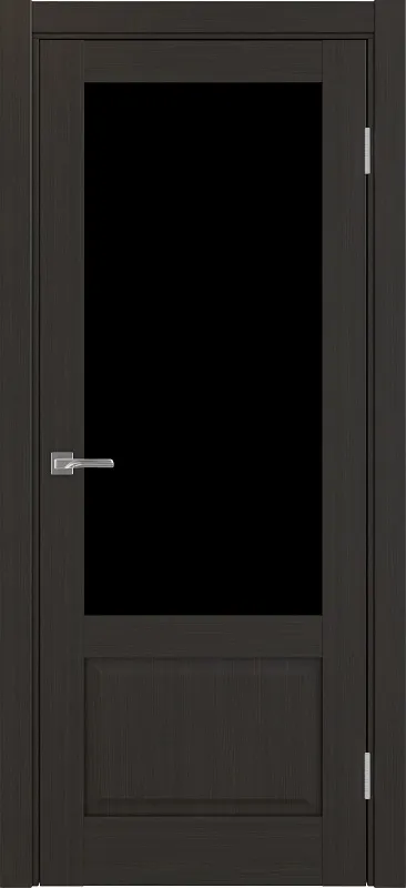 Двери в интерьере - Дверь Эко 640.21 ОФ3 венге, lacobel черный