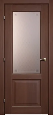 Двери в интерьере - Дверь Краснодеревщик 6324 танганика, стекло Пико