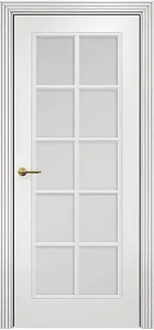 Недавно просмотренные - Дверь Оникс Турин фрезерованная эмаль белая, сатинато с решеткой №1