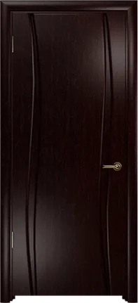 Дверь Арт Деко Вэла-2 венге, глухая